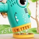 Пистолет для мыльных пузырей Dinosaur Bubble Gun с насадкой на 40 отверстий 50ml Green - изображение 4