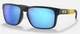 Окуляри сонцезахисні Oakley Holbrook Los Angeles Rams, чорні з лінзами Prizm Sapphire Blue - зображення 1
