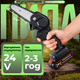 Акумуляторна міні ланцюгова пила Chainsaw 24V з шиною 6" у кейсі з 2 акумуляторами - зображення 1