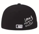 Бейсболка New Era New York World Series love, чорна з вишивкою, повсякденна - зображення 2