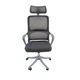 Кресло офисное компьютерное ERGO T2502 эргономичное с подголовником Gray (сетка) - изображение 3