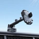 Тримач для телефону автотримач ACEFAST D57 one-key lock car holder for dashboard Black (6974316284727) - зображення 6