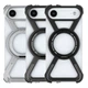 Панель-накладка Titanium ArmorX MagSafe для Apple iPhone 17 Air вбудований 360° поворотний тримач Black - зображення 2