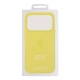 Чохол Silicone Case with MagSafe IC для iPhone 17 Pro Neon Yellow - зображення 3