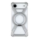Панель-накладка Titanium ArmorX MagSafe для Apple iPhone 17 Air вбудований 360 ° поворотний тримач Silver - зображення 1