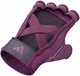 Перчатки для тренировок Adidas Women's, M (обхват 19-20 см), женские, Фиолетовые, экокожа, для фитнеса и спорта (ADGB-15022) - изображение 3