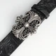 Ремінь з пряжкою Хрест в стилі Chrome Hearts 130 см з тисненням унісекс (PU шкіра) в стилі панк рок готика y2k sk8 Hip hop - зображення 2