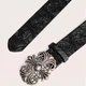Ремінь з пряжкою Хрест в стилі Chrome Hearts 130 см з тисненням унісекс (PU шкіра) в стилі панк рок готика y2k sk8 Hip hop - зображення 7