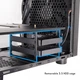 Корпус Chieftec THE CUBE CI-03B-OP без БП встроенный вентилятор 20cm mATX Black - изображение 8