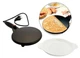 Электроблинница CREPE MAKER 600 Вт 20 см с антипригарным покрытием и емкостью для теста Черная для быстрого приготовления блинов - изображение 2