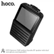Акустика-караоке HOCO Spacious outdoor karaoke BT speaker with dual microphone and 768p display DS70 |BT5.0, USB/AUX/TF, 60W, 3h, EQ| Black - изображение 3