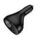 Автомобільний зарядний пристрій розгалужувач HOCO Z61 Correct three-port cigarette lighter 17W Black - зображення 5