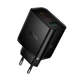 Адаптер мережевий HOCO Grande charger N75 |1USB/2Type-C, 65W/3A, PD/QC| - изображение 1