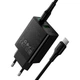 Адаптер сетевой HOCO C to C cable Leader charger set CS94A |1USB/1Type-C, PD/QC, 20W/3A| Black - изображение 3