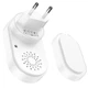 Дверний дзвінок HOCO wireless doorbell HI25 |6 month, 20m| White - зображення 5