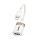 Перехідник HOCO Crystal Lightning male to USB female 2.0 adapter UA39 |0,125m, 480Mbps, OTG| - зображення 5