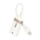 Адаптер переходник HOCO UA41B Type-C Ethernet |0.145м, 100Mbps| white-gold - изображение 3