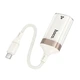 Адаптер переходник HOCO UA41B Type-C Ethernet |0.145м, 100Mbps| white-gold - изображение 4