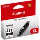 Картридж Canon CLI-451Bk XL (Black) PIXMA MG5440/MG6340 - изображение 2