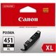 Картридж Canon CLI-451Bk XL (Black) PIXMA MG5440/MG6340 - изображение 3
