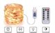 Гирлянда светодиодная Роса 200LED 2 метра на медной проволоке с USB питанием и пультом дистанционного управления для декора интерьера праздничная подсветка для фотозон и романтической атмосферы теплый свет гибкая основа для оформления - изображение 2