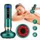 Вакуумний масажер для тіла Cupping Massager 12 рівнів потужності з інфрачервоним підігрівом та USB акумулятором 1800 мАг для антицелюлітного масажу та лімфодренажу Зелений - зображення 1