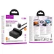 Подовжувач мережевий HOCO Win 2 position (PD70W/3C1A) desktop socket AC34 (L=1.5M) Black - зображення 2