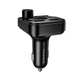 FM - трансмітер Borofone BC61 Ocean car BT FM transmitter 45W Black - изображение 3