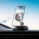 Утримувач HOCO Tower folding ring magnetic car holder (dashboard) H90 |4.5-7"| black-red - зображення 8
