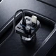 FM - трансмітер Borofone BC61 Ocean car BT FM transmitter 45W Black - изображение 8