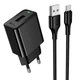 Адаптер мережевий HOCO Type-C cable Leader single-port charger set CS91A |1USB, 10.5W/2.1A| - изображение 1