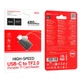 Перехідник HOCO Type-C to TF 2.0 mini card reader HB53 |480Mbps, 1TB Max| black - изображение 2