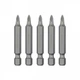 Комплект викруткових насадок PZ1 1/4"*50мм, ACR, S2, уп. 5од., STORM INTERTOOL VT-0203 (17813) - зображення 1