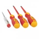 Набор изолированных отверток с отверткой индикатором 4 ед VDE ( SL1.0*5.5*125мм, PH1*80мм, PH2*100мм, отвертка индикатор.), STORM (17591) - изображение 4
