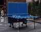 Всепогодный стол для настольного тенниса GSI-sport Compact Outdoor Alu Line складной 4 мм, Синий - изображение 6