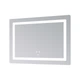 Зеркало Lidz Kubis (KU2) 900х700 с LED-подсветкой Touch, с антизапотеванием, LD78LF90448452 - изображение 5