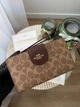 Гаманець книжка coach коричневий є відділення на телефон + подарункове пакування - изображение 1