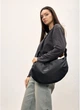 Жіноча тканева сумка Хобо SAMBAG Чорний (5084050285) - зображення 4