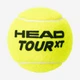 Мячи для тенниса Head Tour XT 3 Ball (570823) 3 шт Желтый - изображение 2