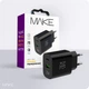 Зарядний пристрій мережевий Make 20W Type-C PD3.0 + USB QC4.0 Black (MCW-2021BK) - зображення 6
