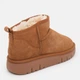 Женские угги низкие замшевые с мехом Restime YWZ24455 36 23 см Camel (2036000101391) - изображение 5