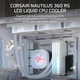 Система водяного охлаждения Corsair Nautilus 360 RS LCD White (CW-9061034-WW) 323604 - изображение 2