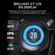 Система водяного охлаждения Corsair Nautilus 240 RS LCD (CW-9061031-WW) 323600 - изображение 3