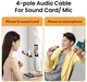 Кабель Ugreen AV183 3.5mm to 3.5mm 4-Pole M/M Audio Cable Alu Case 1 м Gray (UGR-10648) - изображение 3