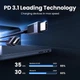 Кабель Ugreen L513 USB-C to USB-C PD 3.1 240W Fast Charging Cable 2 м Space Gray (UGR-45068) - изображение 3