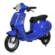 Дитячий електромотоцикл 2 колісний ретро Vespa Sport Bambi M 6017AL (Синій) - зображення 1
