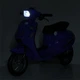 Дитячий електромотоцикл 2 колісний ретро Vespa Sport Bambi M 6017AL (Синій) - зображення 6
