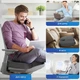 Ортопедическая подушка для сиденья Memory Foam Bodasan анатомическая для офисного кресла, авто, под куприк (MF37) - изображение 7
