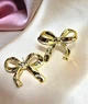 Жіночі сережки Бантики jewelry Золотисті - зображення 1