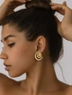 Женские сережки Спирали jewelry Золотые - изображение 2